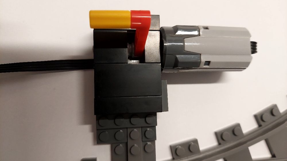 Zestaw 2 zdalnie sterowanych zwrotnic do kolejek LEGO