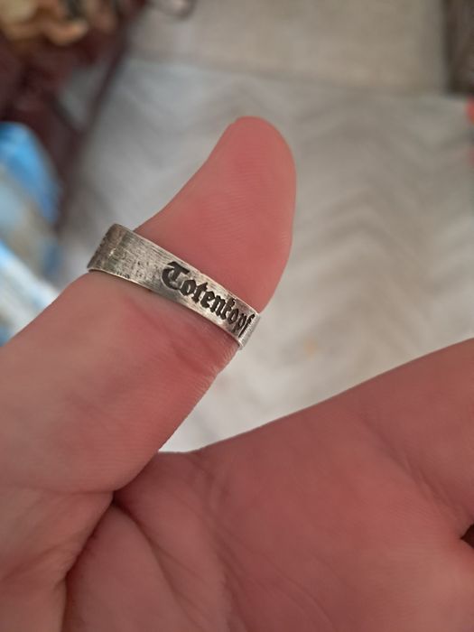 Кольцо 3 рейх, серебро 800 проби