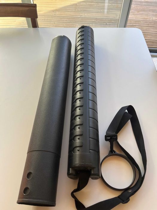 Tubo extensível para levar desenhos enrrolados