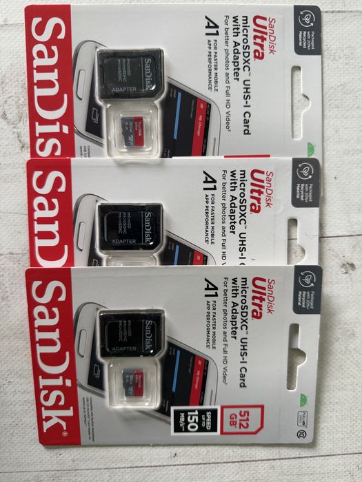 Карта памяти SanDisk 512GB microSDXC class 10 UHS-I Ultra (SDSQUAC-512G-GN6MA)