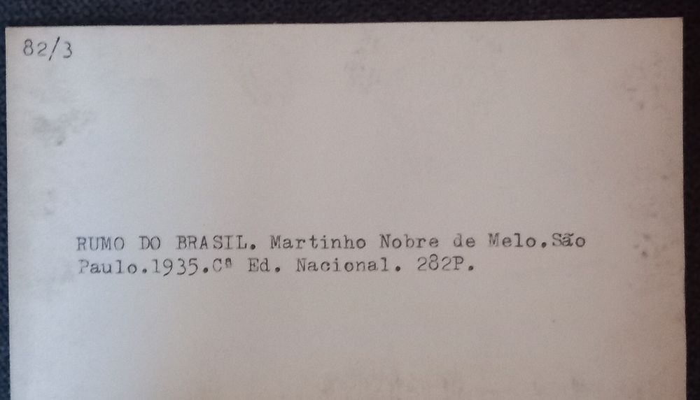 Rumo do Brasil (1935)