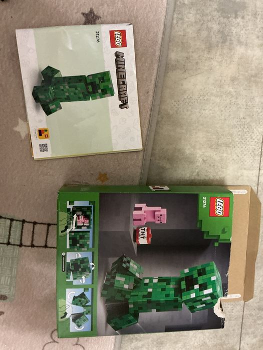 Lego лего крипер майнкрафт