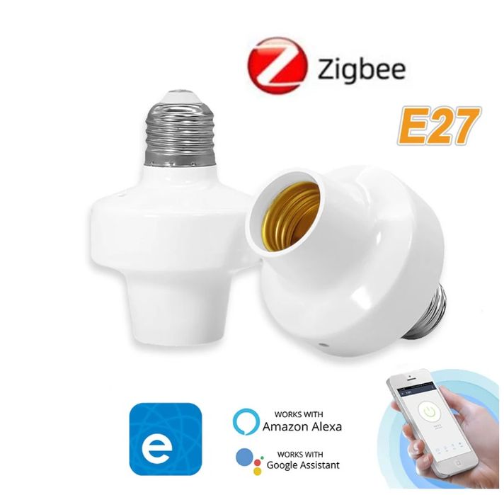 Zdalne sterowanie Gniazdo żarówki E27 Zigbee EweLink