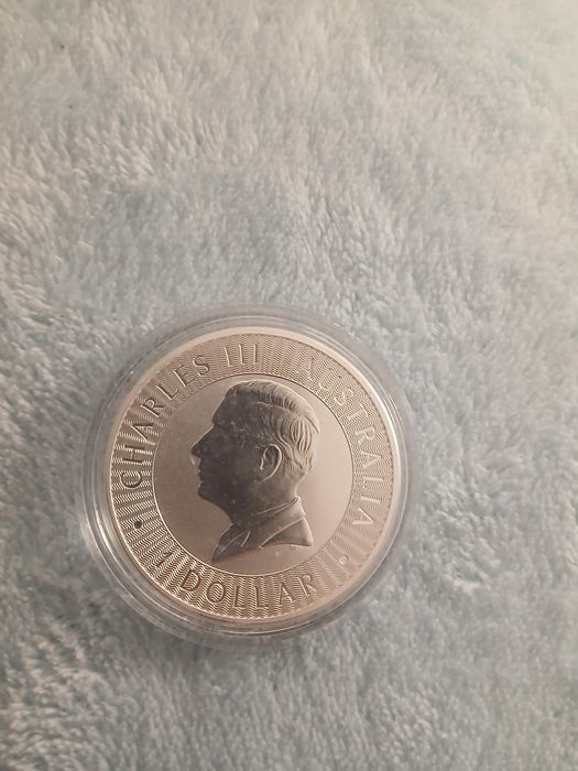 Moeda prata 1 onça canguru Austrália 2025