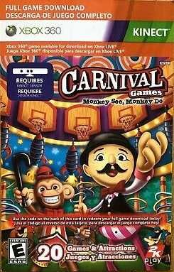 Kinect Carnival Games Monkey See, Monkey Do Xbox 360 Kod