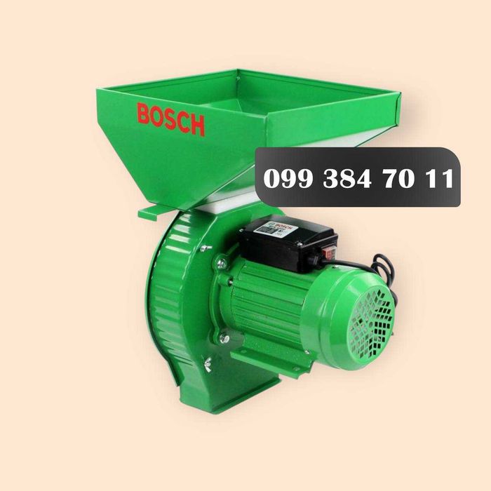Зернодробилка Bosch BFS 4200 4.2кВт Бош для зерна і качанів кукурудзи