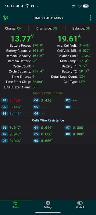 Зарядная станция 1.3 kw  lifepo 4 eve
