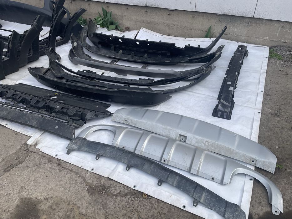 Пластик бампера, арки, абсорбер