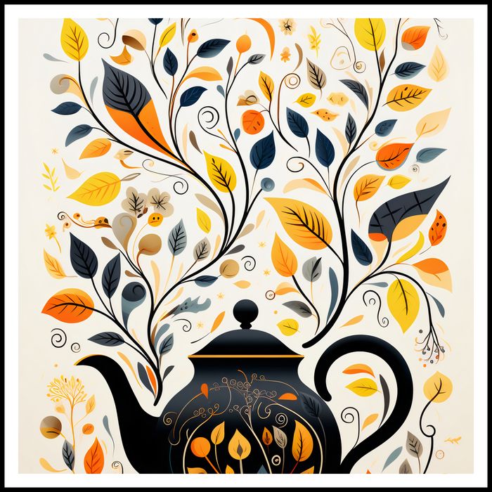 Plakat 100x100cm Jesienna Melodia