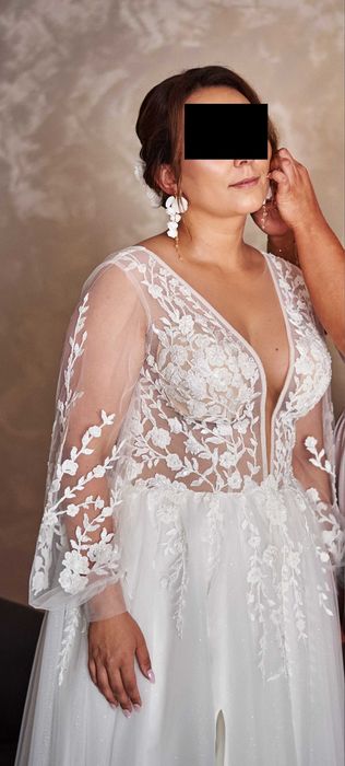 Sukienka Ślubna - Piękna, Używana, Stan Bardzo Dobry