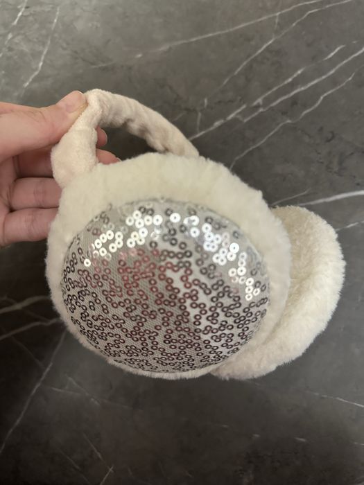 Теплі навушники з блискітками