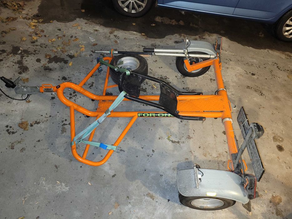 Przyczepa motocyklowa unikalna