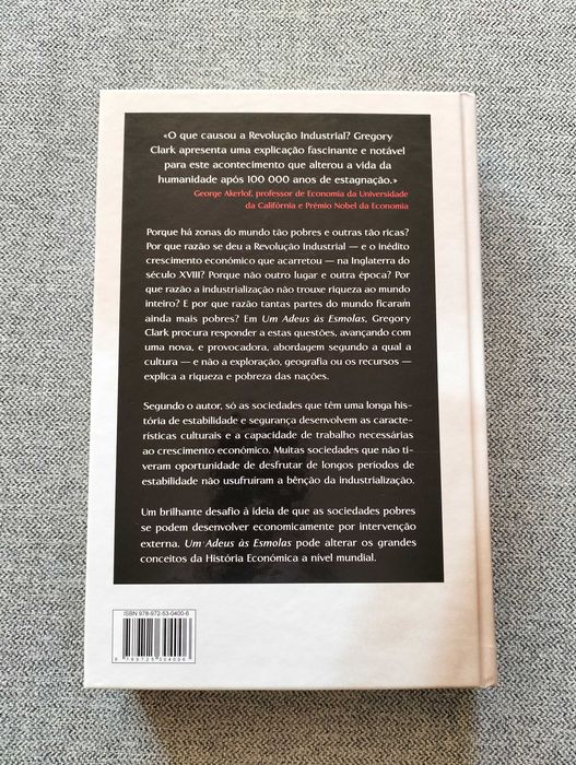 Livro "Um adeus ás esmolas" de Gregory Clark