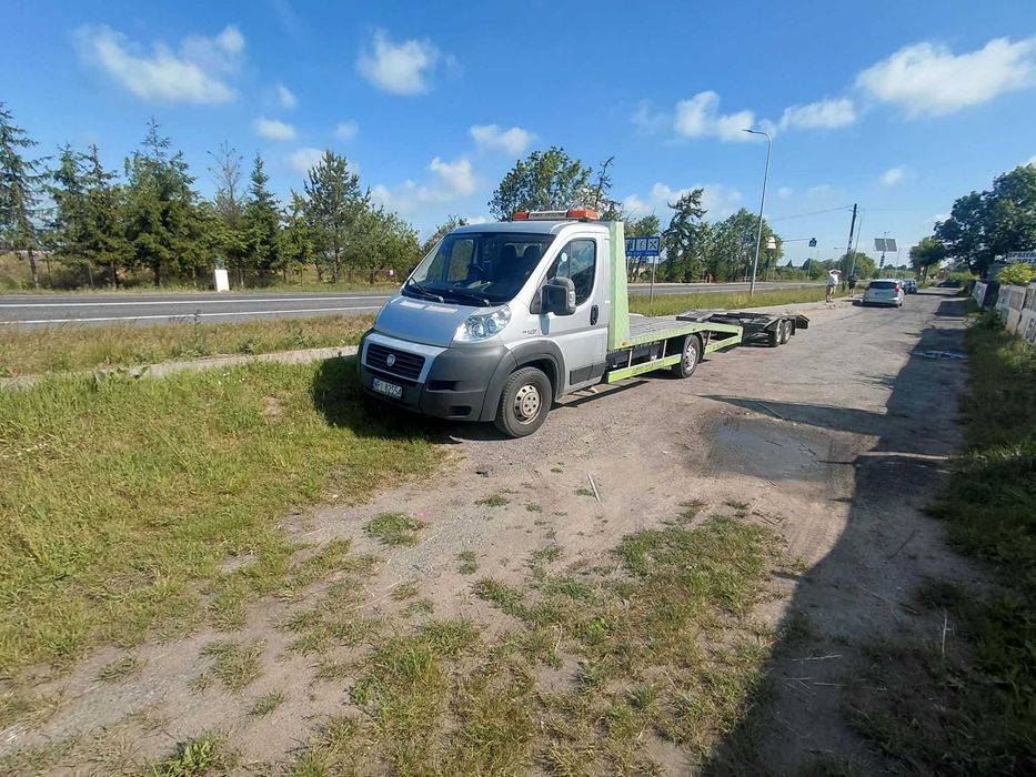 Laweta Fiat Ducato 2014 3,0 diesel plus przyczepka
