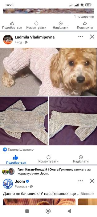 Одяг для собак і котів ручна робота.