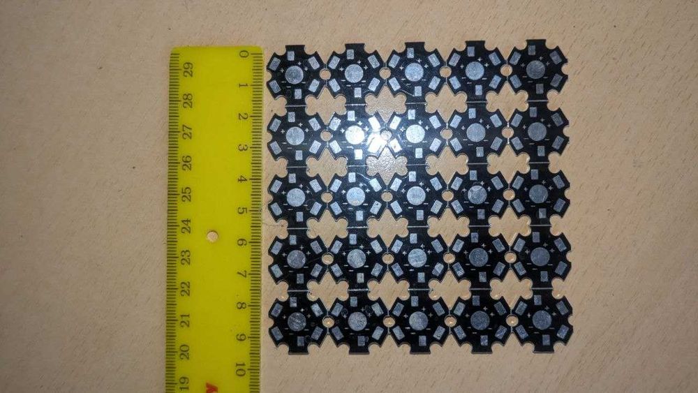 Алюмінієвий радіатор підкладка для світлодіода 20мм, 25 шт