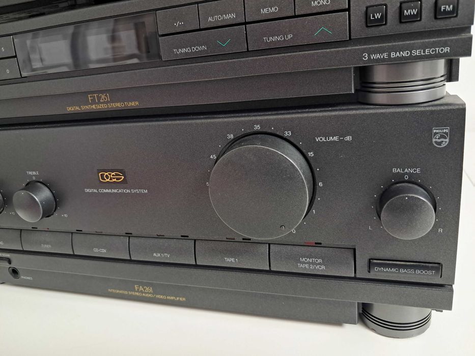 Вінтажний музичний центр Philips FT-261  FA-261 та CD плеер