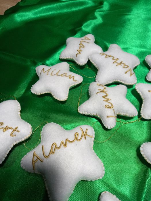 Zawieszka gwiazdka personalizacja, z imieniem