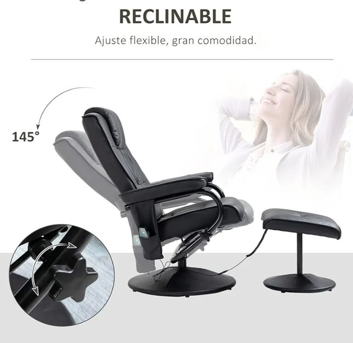 Poltrona de massagem reclinável