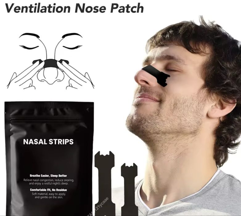 Полоски для носа (от храпа,для спорта ,улучшение дыхания )пластырь