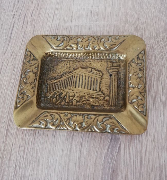 Popielniczka mosiężna, popielniczka z mosiądzu