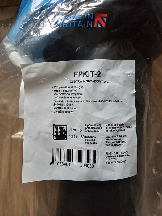 FPKIT-2 zestaw montażowy wc do spłuczki podtynkowej