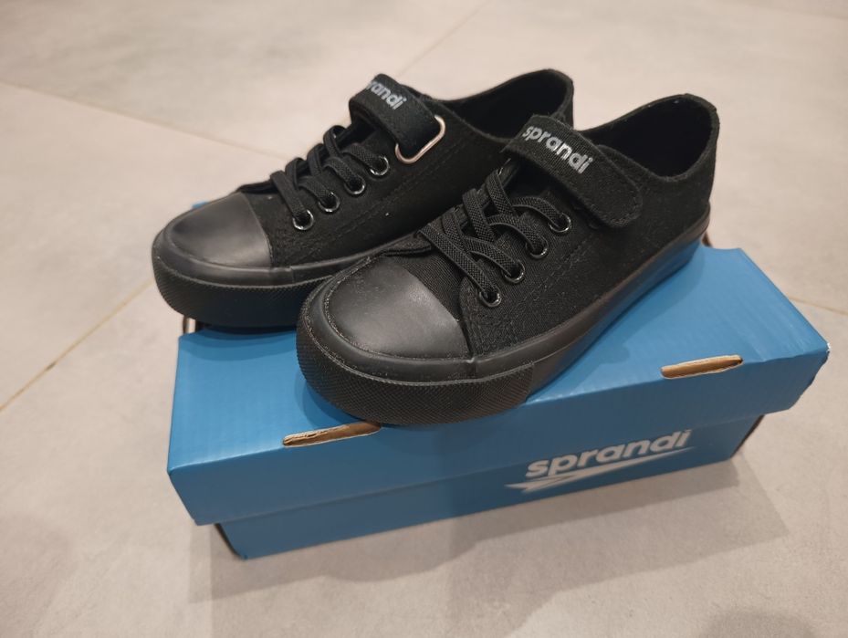 Czarne Chłopięce Trampki Sprandi rozm 28