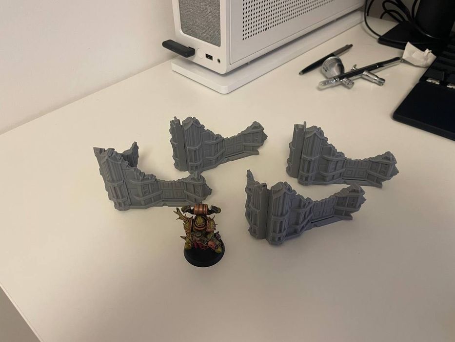 Duży zestaw terenu do Warhammera (druk 3D)