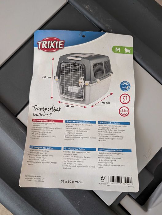 Transportadora Trixie Gulliver | Tamanho 5 | IATA Compliant