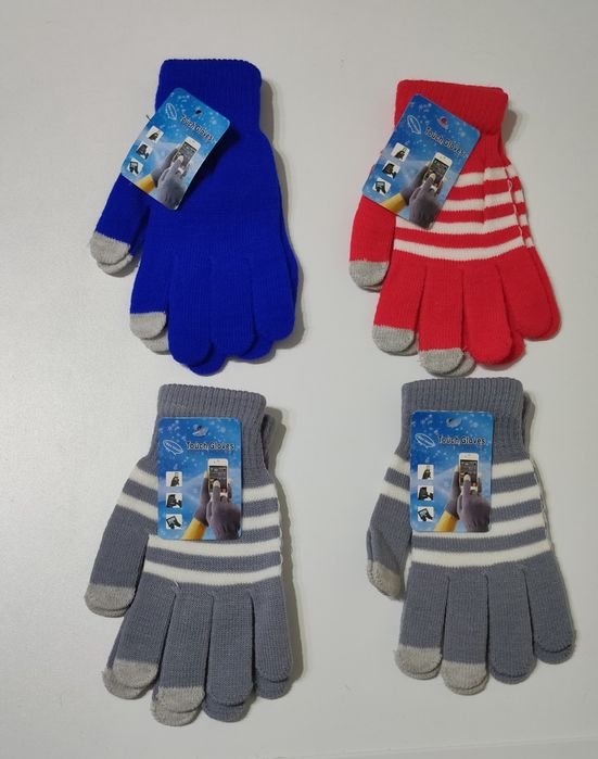 Перчатки, рукавички підліткові сенсорні демісезонні