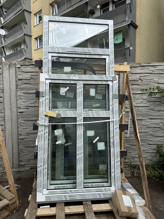 Okno PCV nowe Salamander GreenEvo 76 białe