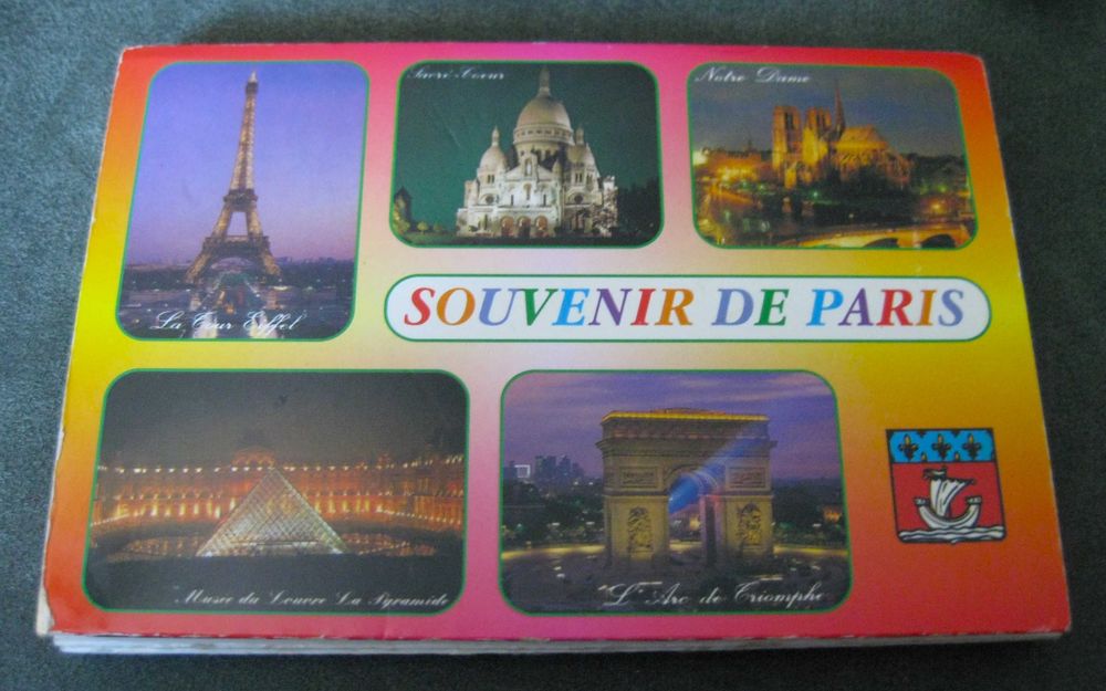 Conjunto de 16 Postais de Paris
