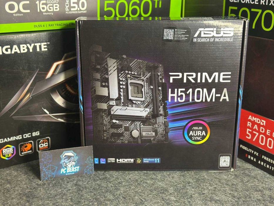 ASUS Prime H510M-A (LGA1200) | Радіатори на VRM | МАГАЗИН | Гарантія