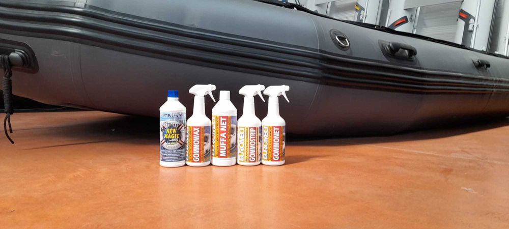 Produtos de limpeza barcos