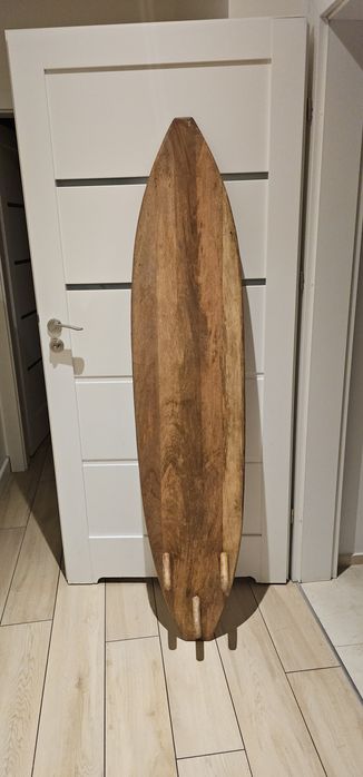 Deska surfingowa drewniana dekoracja