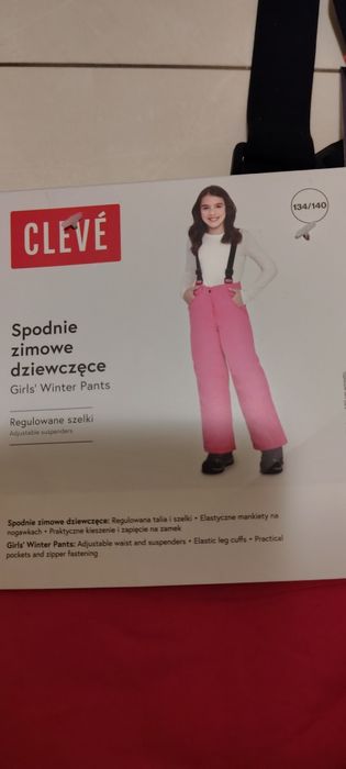 Spodnie narciarskie 134/140 cm