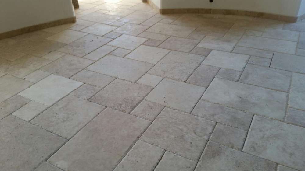 Travertino pavimento rustico
