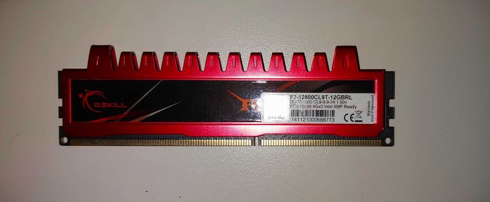 Memória RAM 4GB DDR3 G.Skill Ripjaws 1600MHz CL9