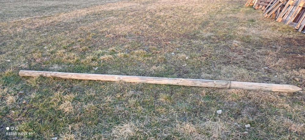 Paliki do sadu 3.5 m/6-8 cm - ok. 200 szt - mocne