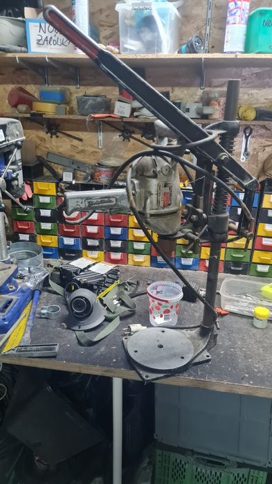 Black decker zabytek wolnoobrotowa wiertarka kolumnowa stołowa statyw