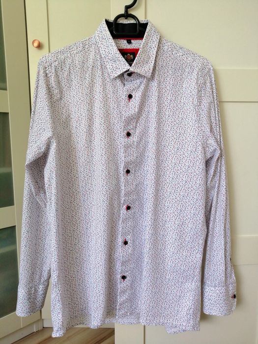 Koszula męska KeMen slim fit rozm 41