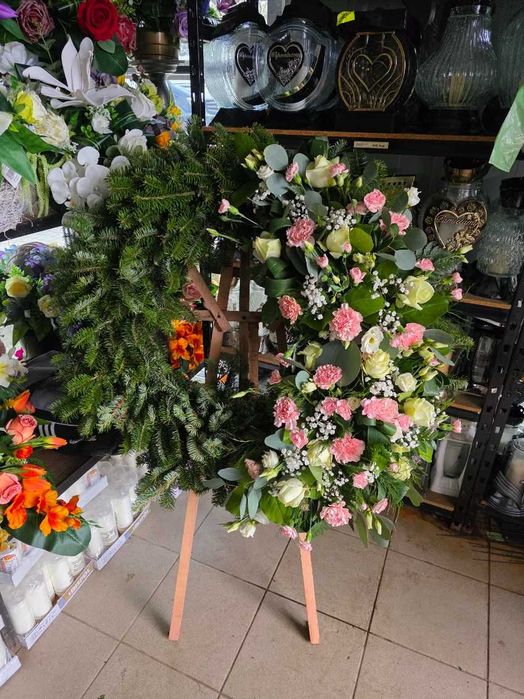 Wieńce, wiązanki pogrzebowe