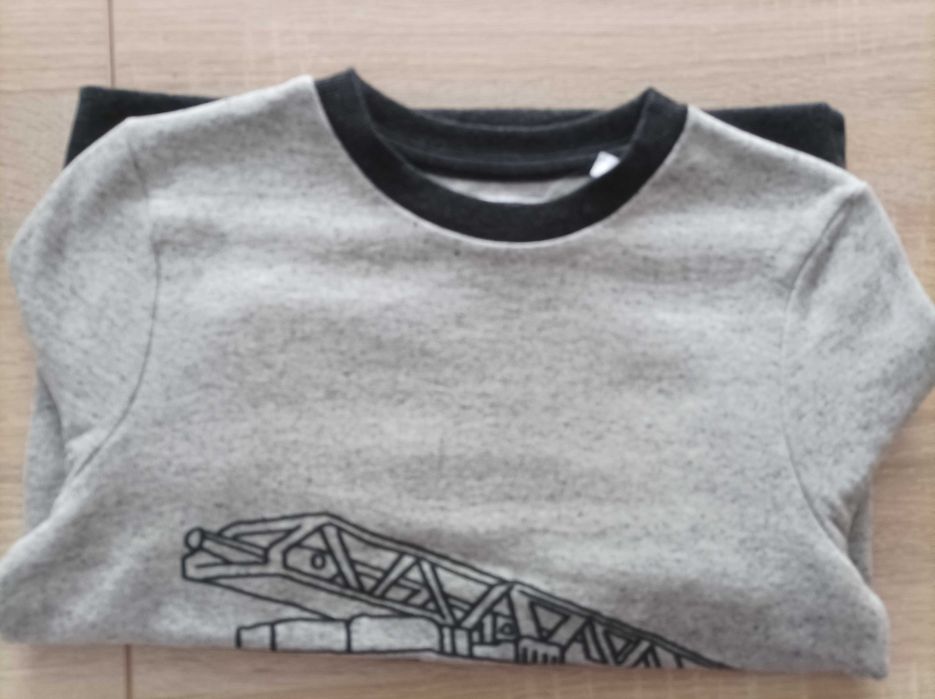 Bluza dresowa 140 z wozem strażackim