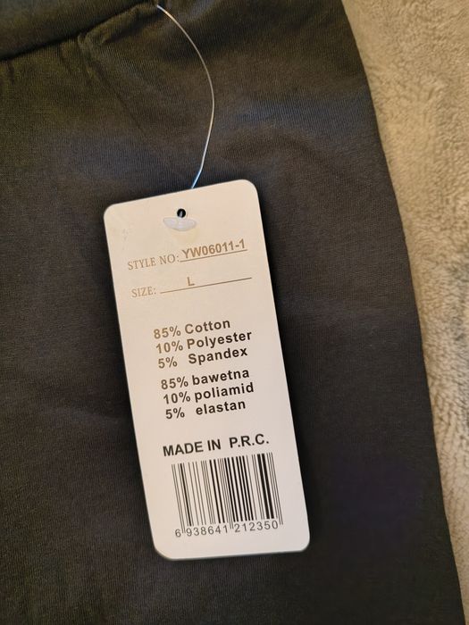 Czarne legginsy nowe