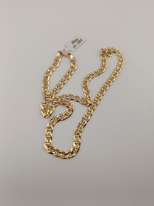Złoty Łańcuszek Gucci Pr.585 14K Nowy 55cm
