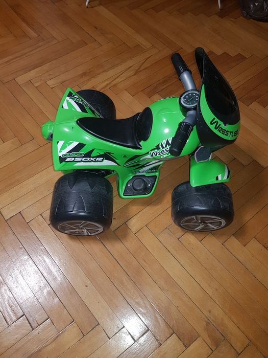 Quad akumulatorowy injusa 6V zielony dla dzieci