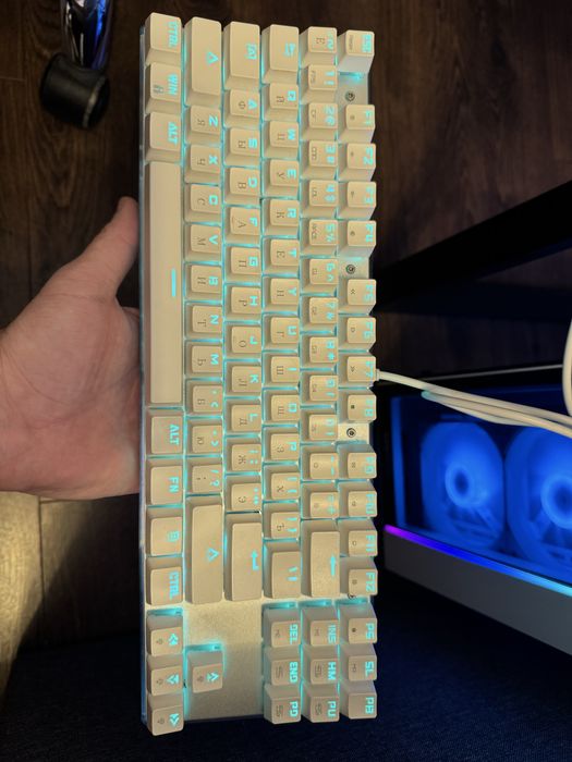 Клавіатура Motospeed K87S White