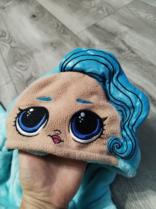 R.128 lol suprise ciepła piżama pajac kombinezon dla dziewczynki