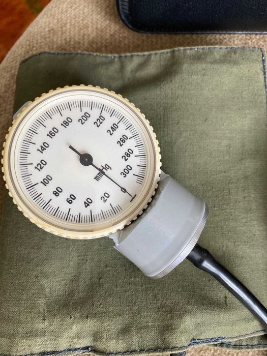 Vintage, PRL, ZRSS, Ciśnieniomierz + stetoskop, w pełni sprawny