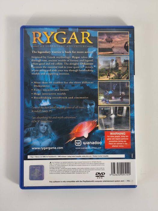 Rygar: The Legendary Adventure - Playstation 2 PS2